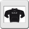 sweet capuche ecriture brod�e blanc