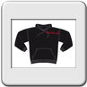 sweet capuche ecriture brod�e rouge